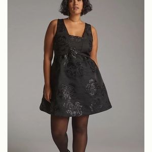 Anthropologie Maeve Jacquard Mini Dress